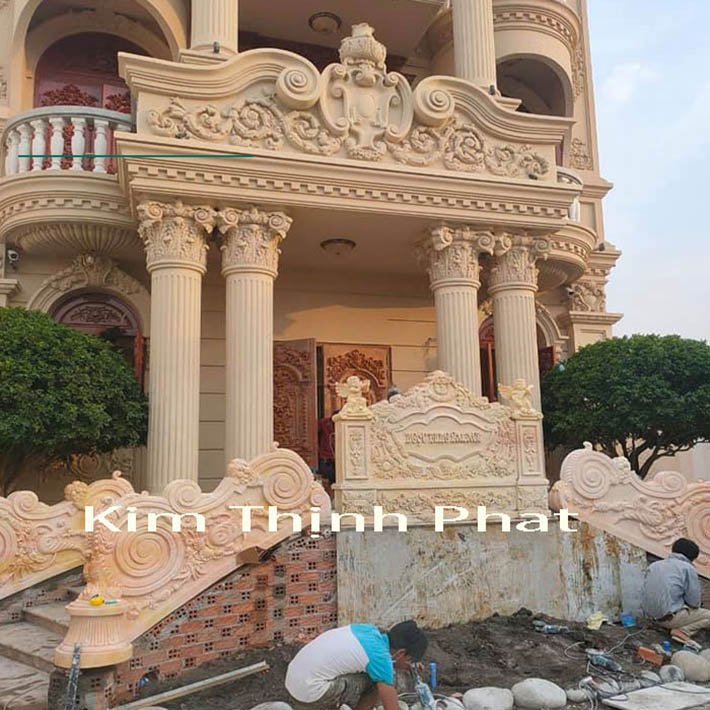 Giá cột đá hoa cương granite những loại sạch đẹp phòng ăn