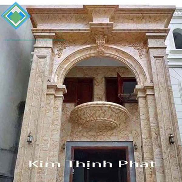 mặt liền đá marble mặt dựng