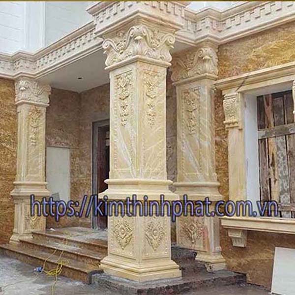 mặt liền đá marble mặt dựng