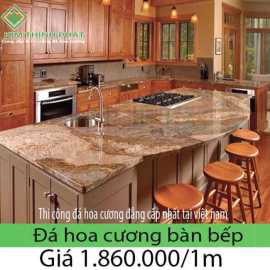 Đá hoa cương bếp granite đỏ