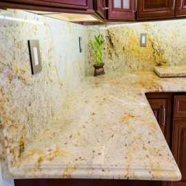 Đá hoa cương - v àng  ai cập ốp đá mặt bàn bếp đá marble